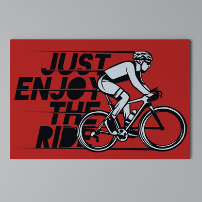 ENJOY THE RIDE Stampa su tela orizzontale
