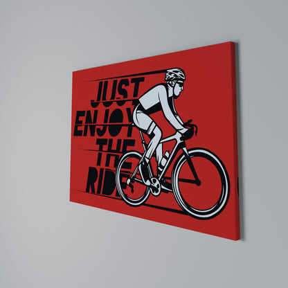 ENJOY THE RIDE Stampa su tela orizzontale