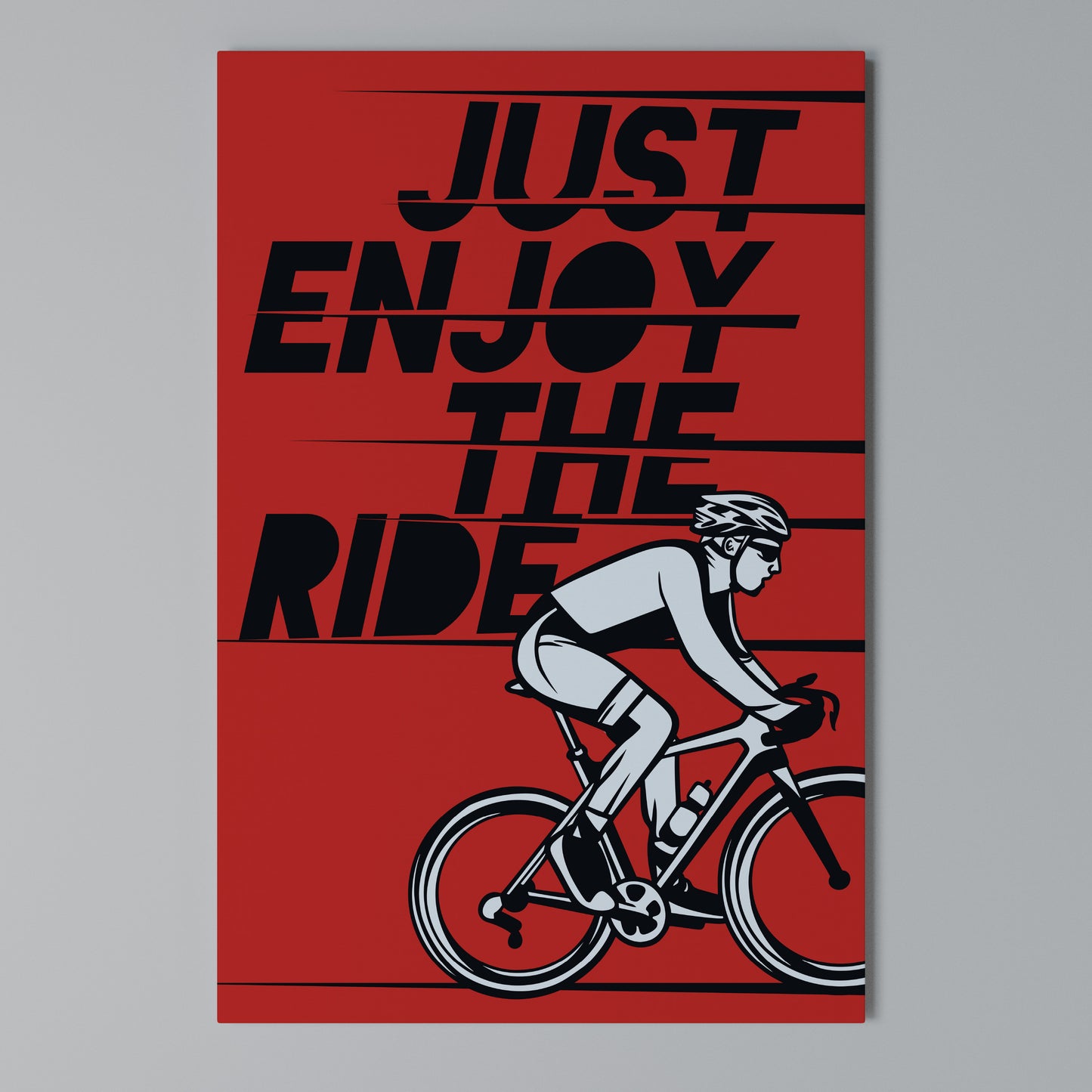 ENJOY THE RIDE Stampa su Tela Verticale