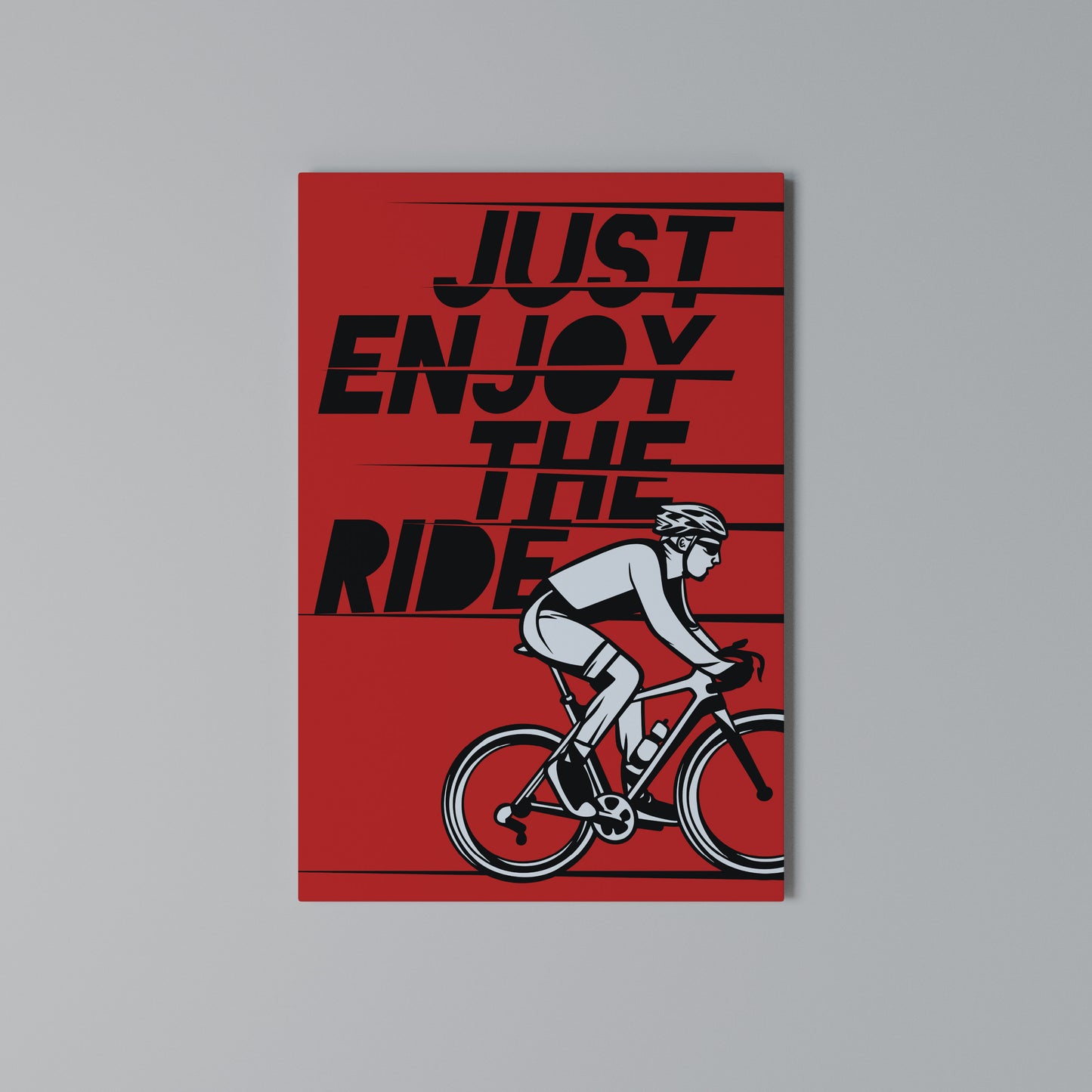 ENJOY THE RIDE Stampa su Tela Verticale