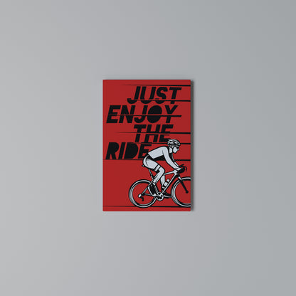 ENJOY THE RIDE Stampa su Tela Verticale