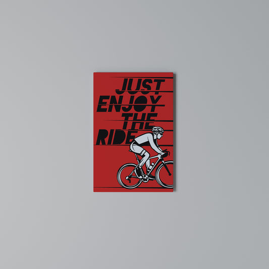 ENJOY THE RIDE Stampa su Tela Verticale