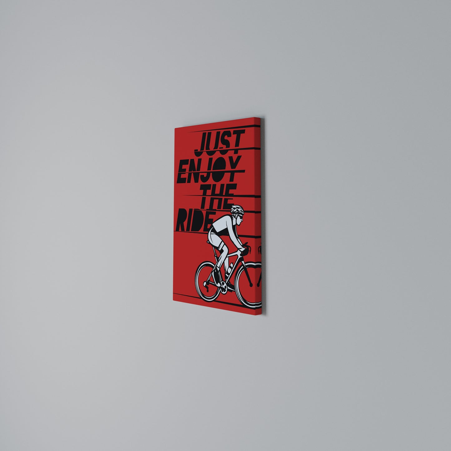ENJOY THE RIDE Stampa su Tela Verticale