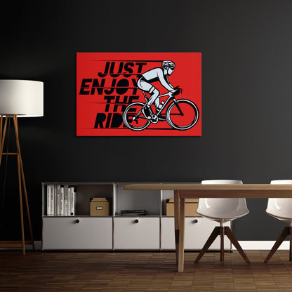 ENJOY THE RIDE Stampa su tela orizzontale