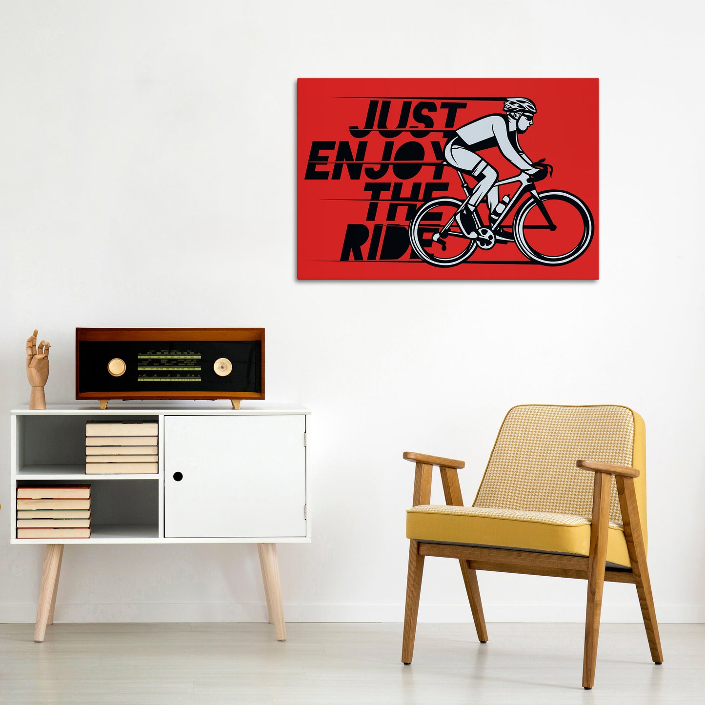 ENJOY THE RIDE Stampa su tela orizzontale