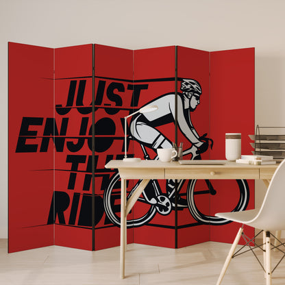 DIVISORE DECORATIVO ENJOY THE RIDE a 6 pannelli