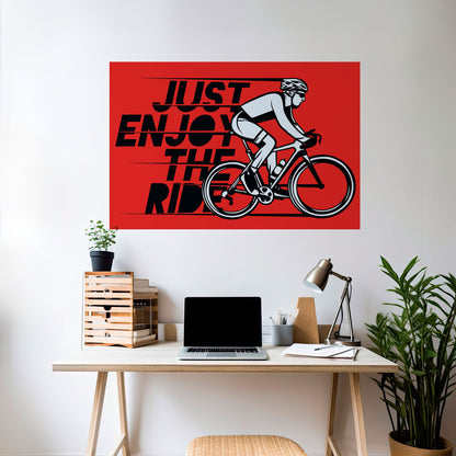 GODITI IL VIAGGIO Poster orizzontale staccabile e attaccabile
