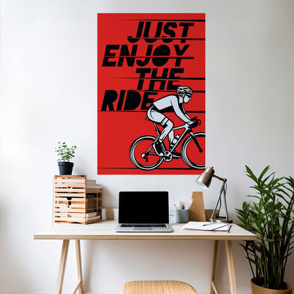 GODITI IL VIAGGIO Poster verticale staccabile e attaccabile