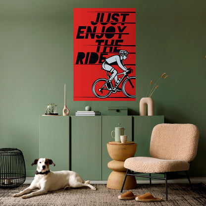 GODITI IL VIAGGIO Poster verticale staccabile e attaccabile