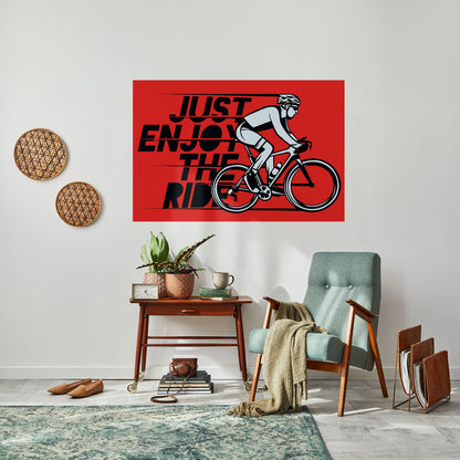 GODITI IL VIAGGIO Poster orizzontale staccabile e attaccabile