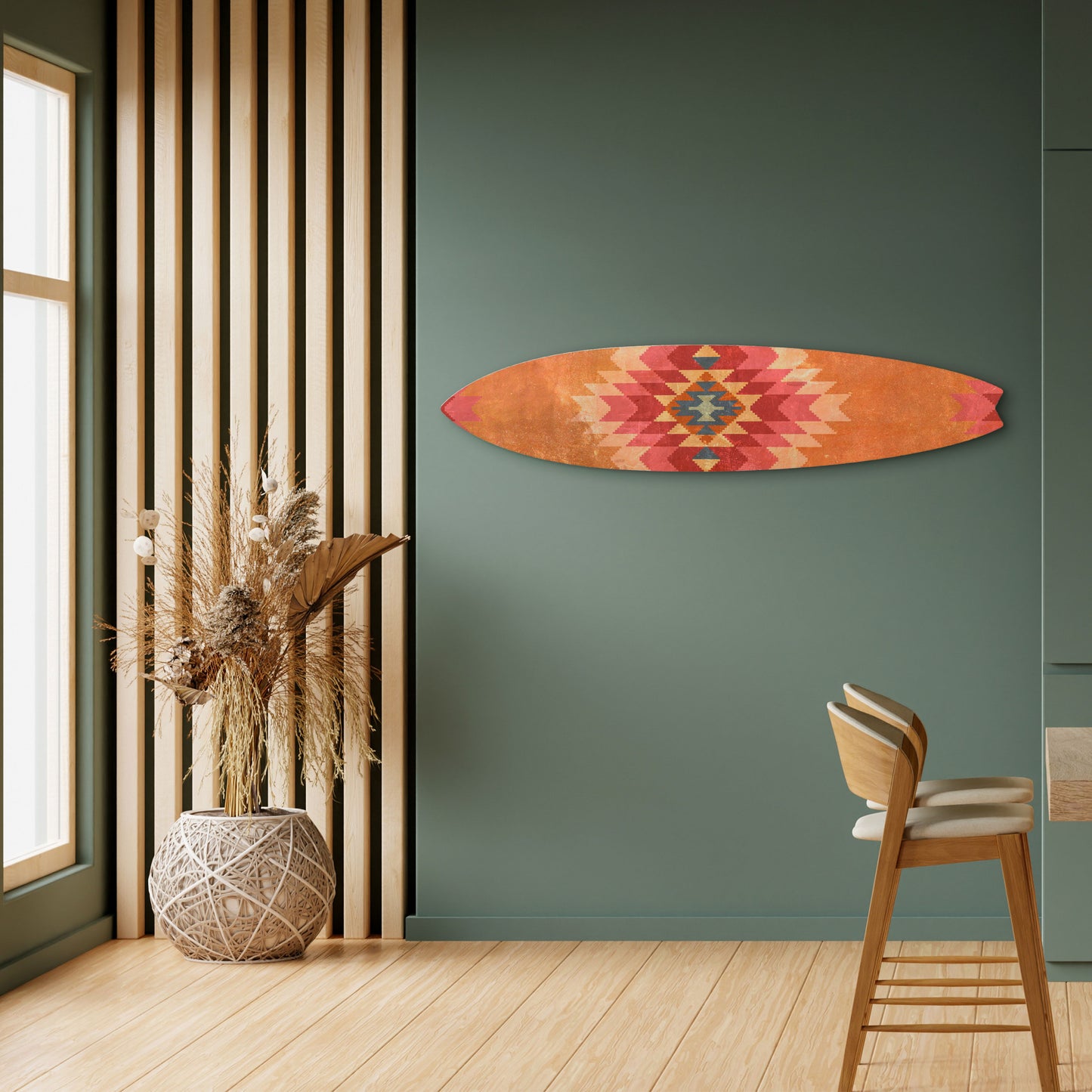 INDIAN FOLK Decorative Plywood Surfboard