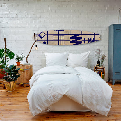 THE RIGHT PLACES Tavola da surf decorativa in compensato