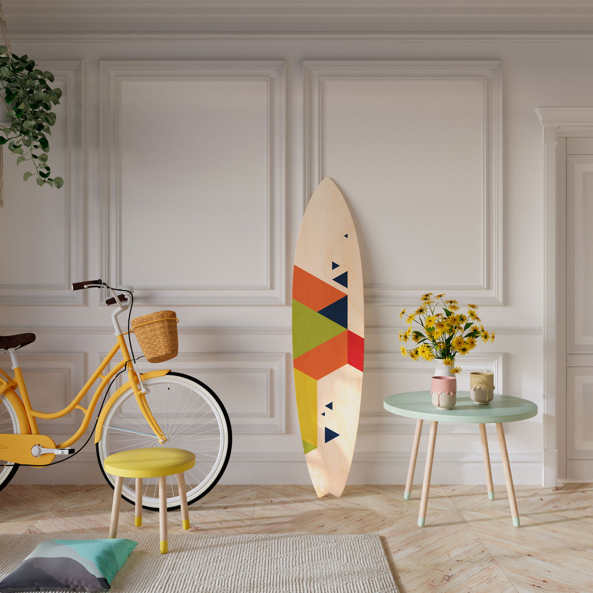 FUTURE SIGN Surfboard Decorative Panel