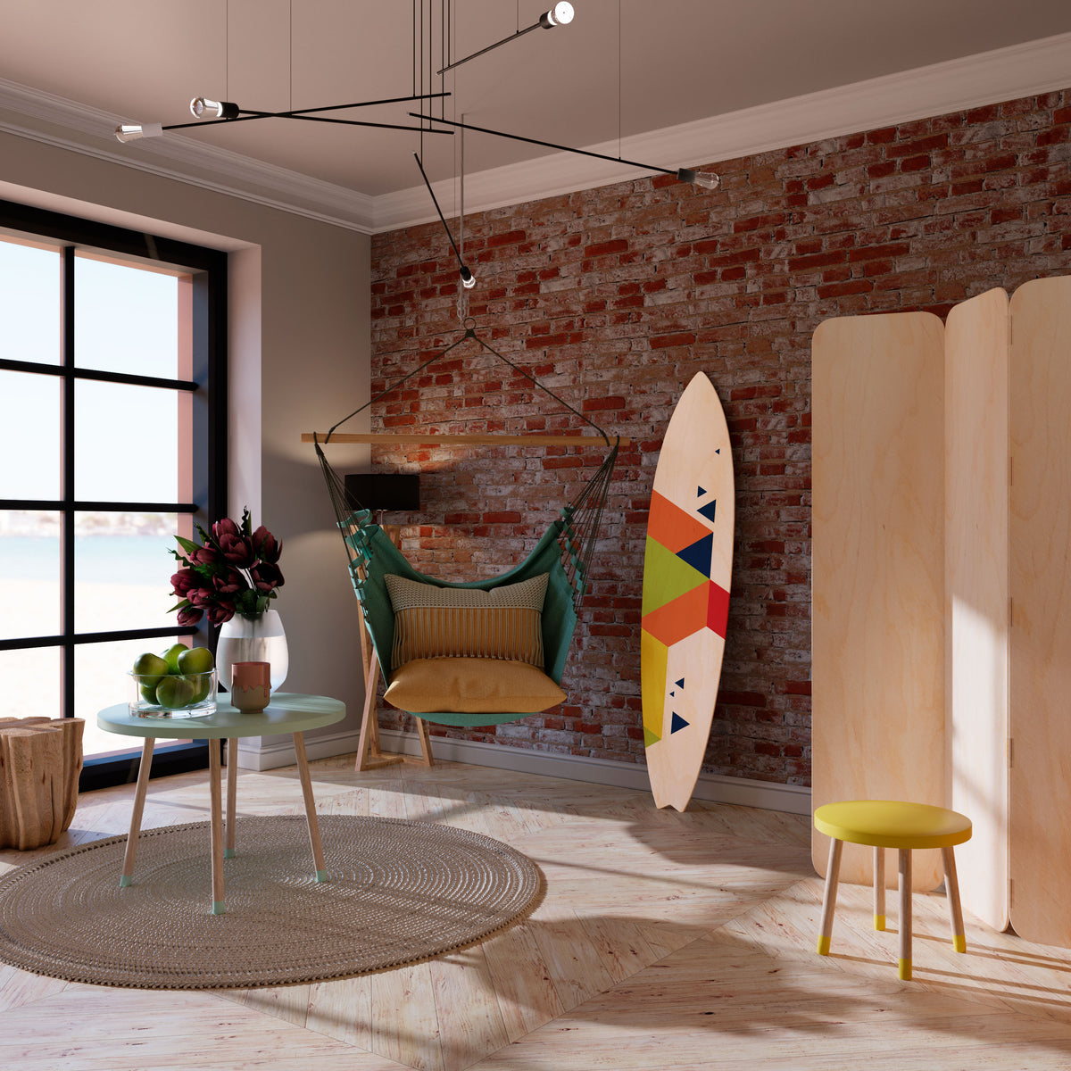 FUTURE SIGN Surfboard Decorative Panel