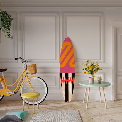VIVID ART Decorative Plywood Surfboard