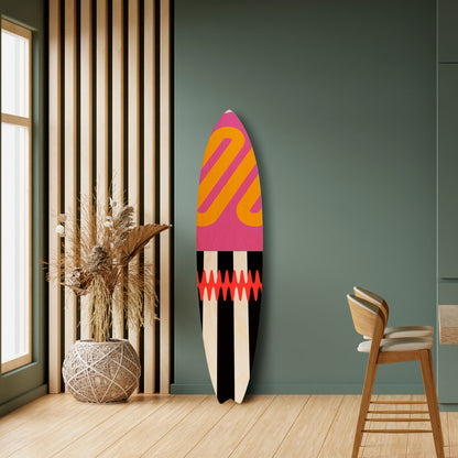 VIVID ART Decorative Plywood Surfboard