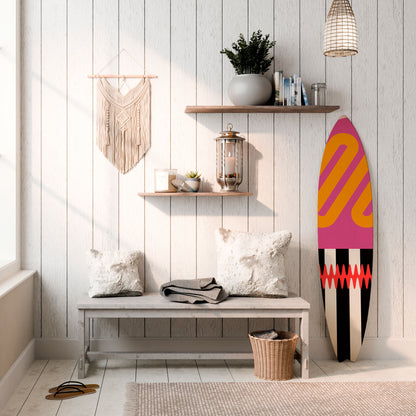 VIVID ART Decorative Plywood Surfboard