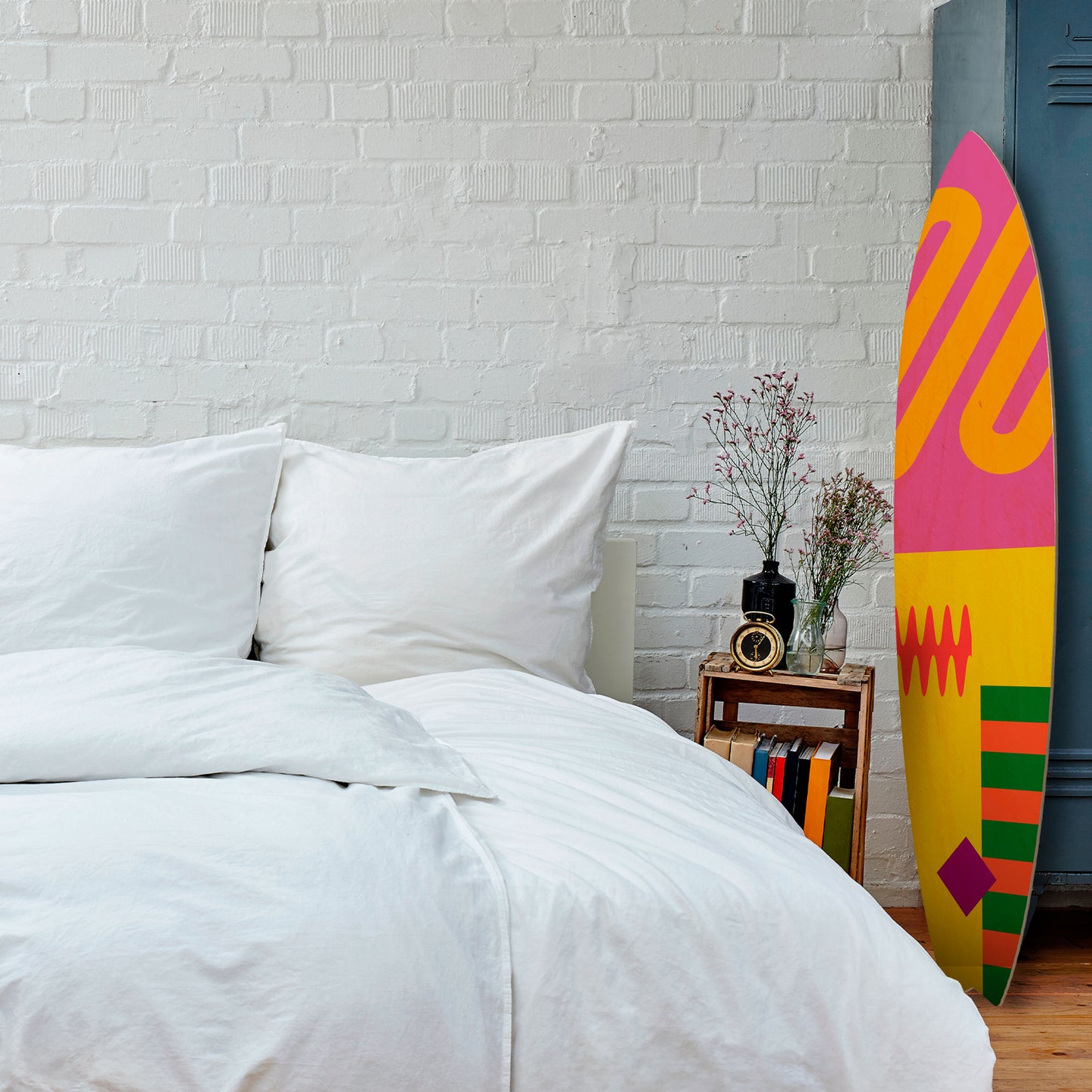 VIVID VIBRATIONS Decorative Plywood Surfboard