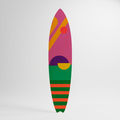 VIVID DREAMS Decorative Plywood Surfboard