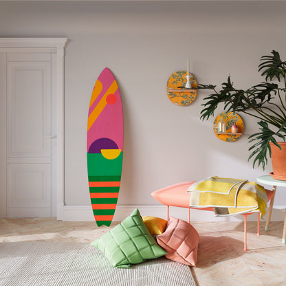 VIVID DREAMS Decorative Plywood Surfboard
