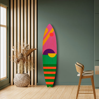 VIVID DREAMS Decorative Plywood Surfboard