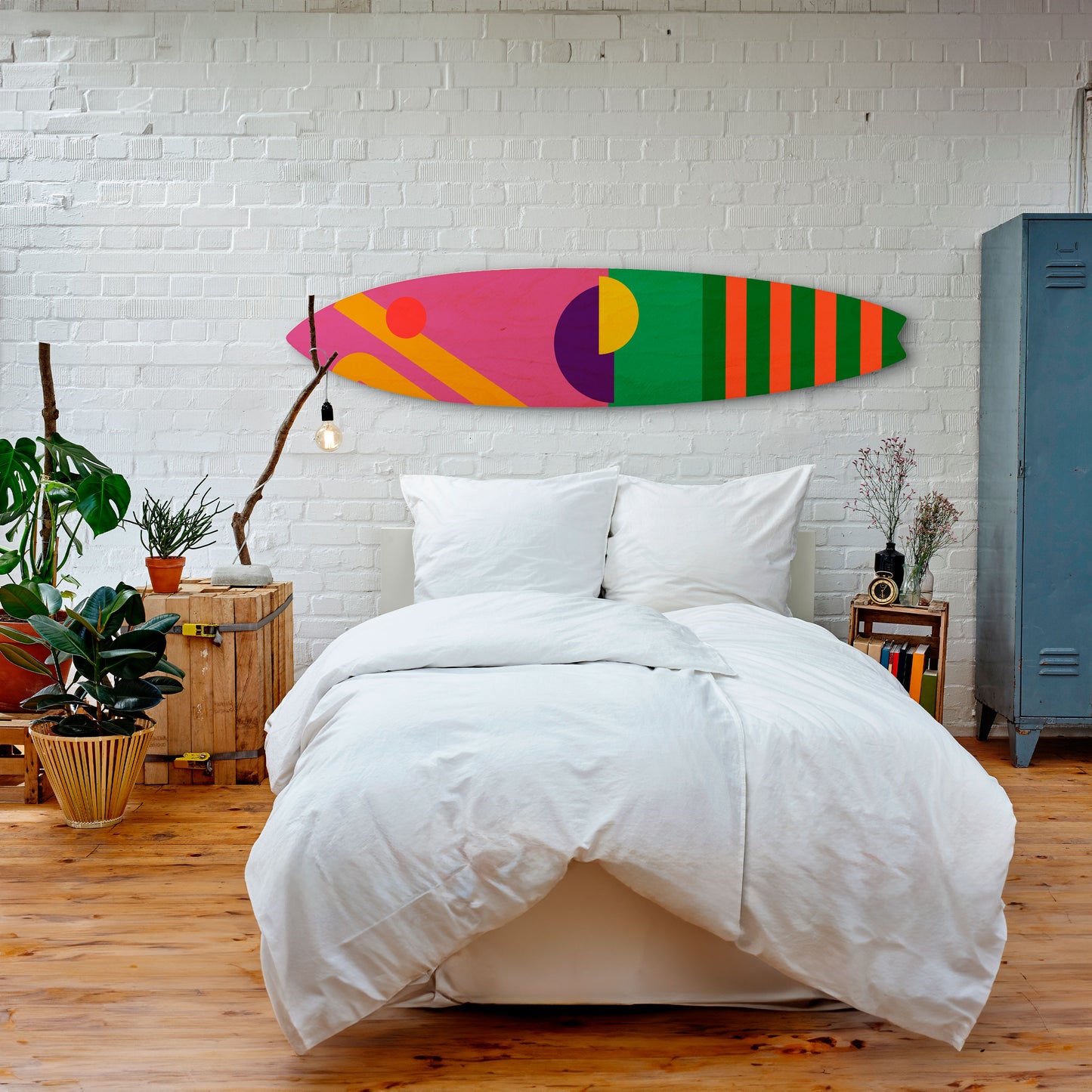 VIVID DREAMS Decorative Plywood Surfboard