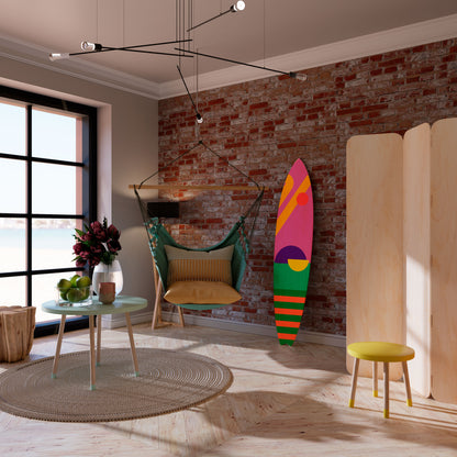 VIVID DREAMS Decorative Plywood Surfboard