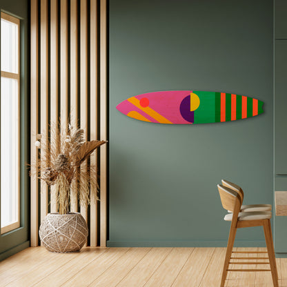 VIVID DREAMS Decorative Plywood Surfboard