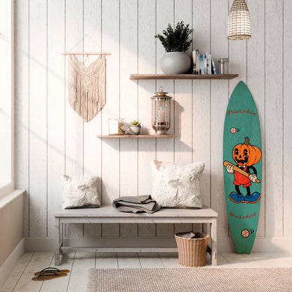 PUMPKIN BASEBALL Tavola da surf decorativa in compensato