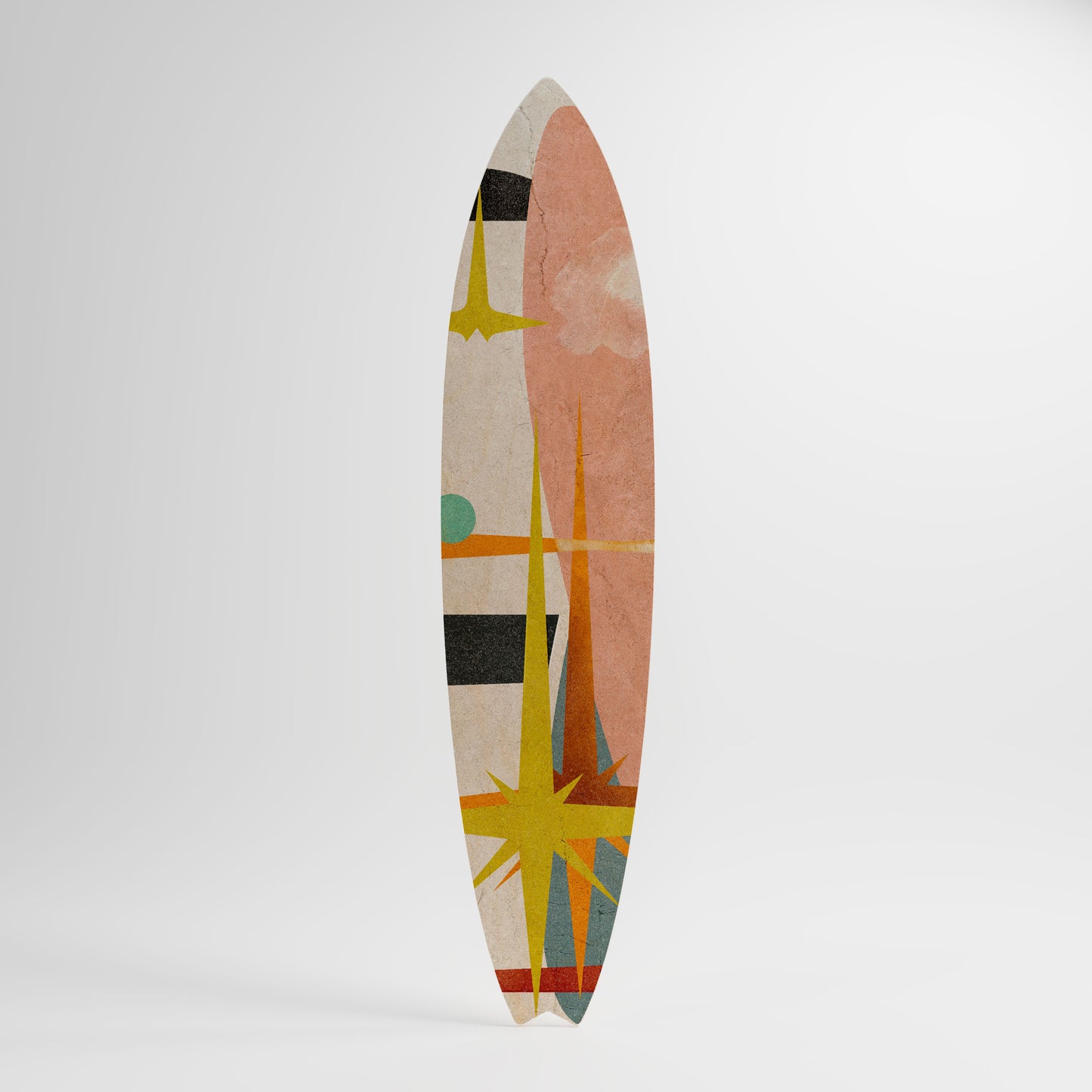 INTERSTELLAR VIBES Decorative Plywood Surfboard