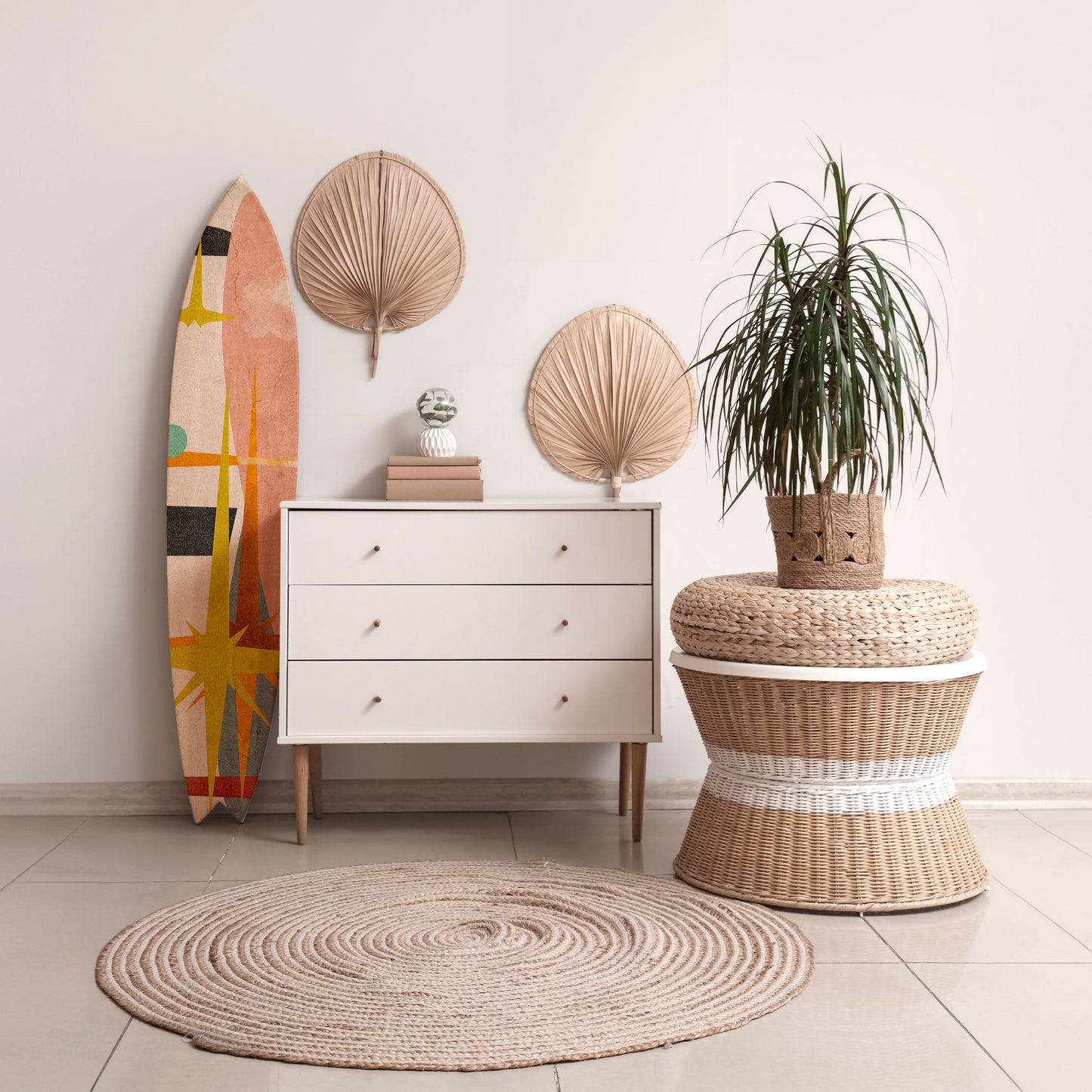 INTERSTELLAR VIBES Decorative Plywood Surfboard