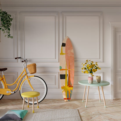 INTERSTELLAR VIBES Decorative Plywood Surfboard