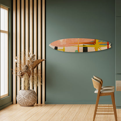 INTERSTELLAR VIBES Decorative Plywood Surfboard