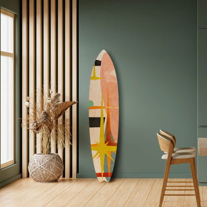 INTERSTELLAR VIBES Decorative Plywood Surfboard