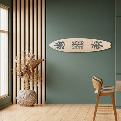 WONDERLAND VEGETATION Decorative Plywood Surfboard