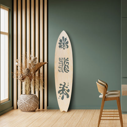 WONDERLAND VEGETATION Decorative Plywood Surfboard
