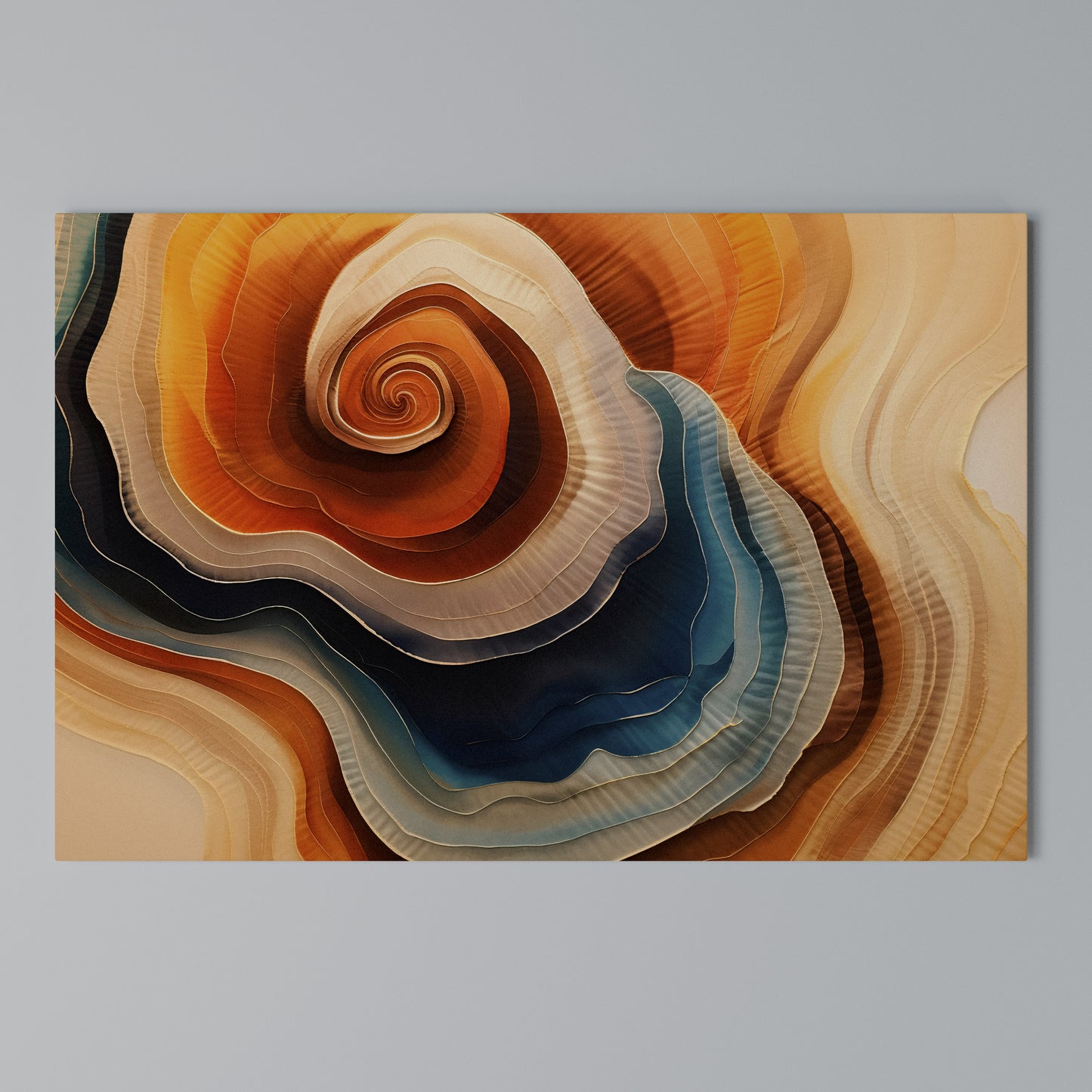 SPIRALING DREAMSCAPE Stampa su tela orizzontale
