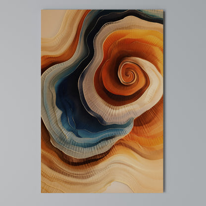 SPIRALING DREAMSCAPE Stampa su Tela Verticale