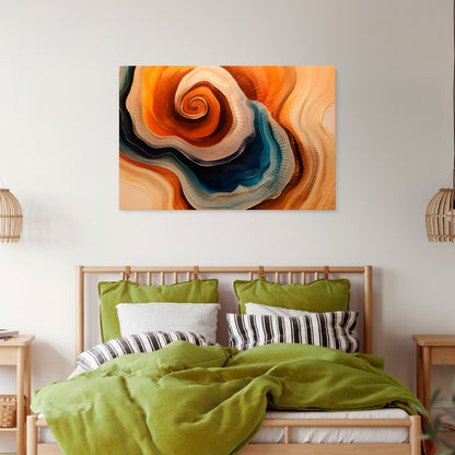 SPIRALING DREAMSCAPE Stampa su tela orizzontale