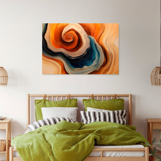 SPIRALING DREAMSCAPE Stampa su tela orizzontale