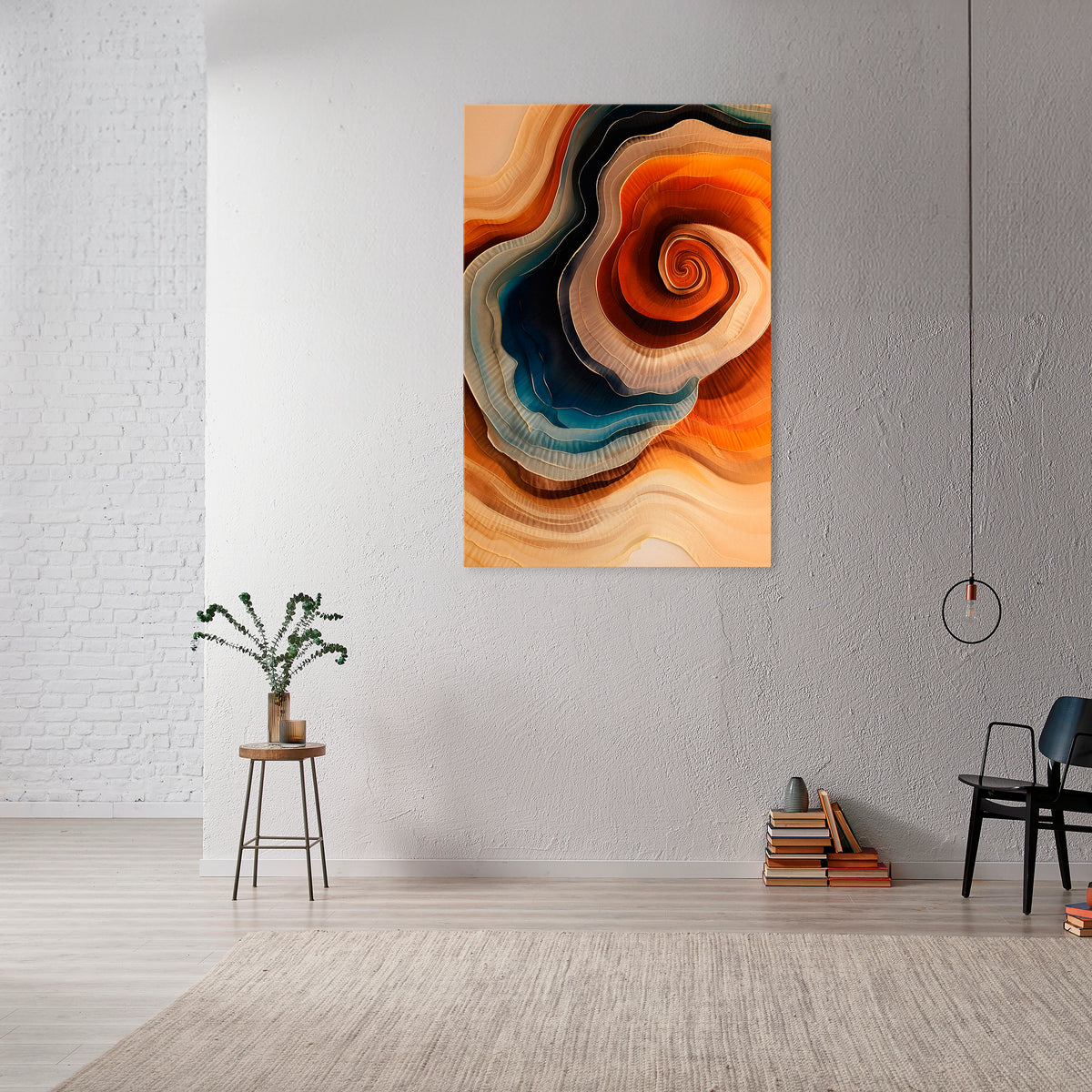 SPIRALING DREAMSCAPE Vertical Canvas Print
