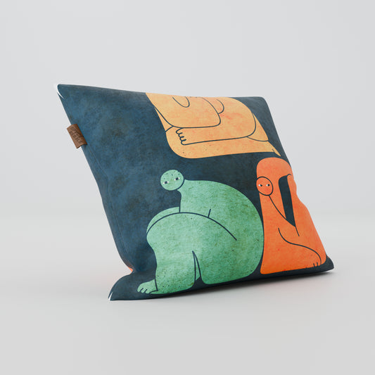 TOGETHER BUT SEPARATELY Cuscino decorativo