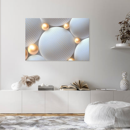 LUMINOUS SPHERICAL HARMONY Stampa su tela orizzontale