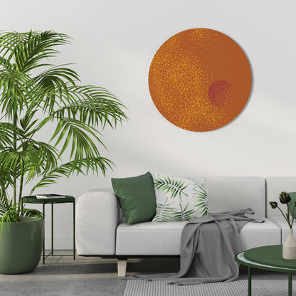 GLITTER COMPOSITION Round Wall Art