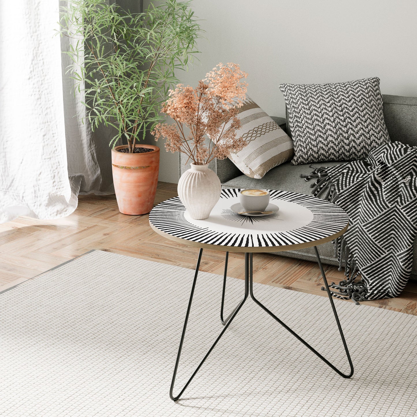 EXPLOSIVE RADIATION Large Coffee Table