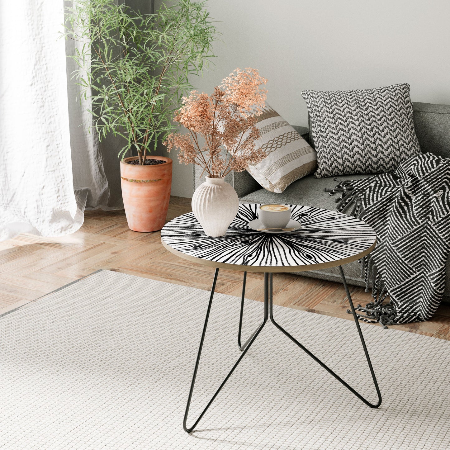 Tavolino da caffè grande RADIANT FILAMENTS