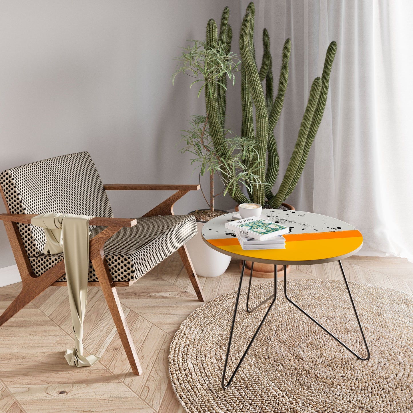 DYED BY ORANGE Large Coffee Table