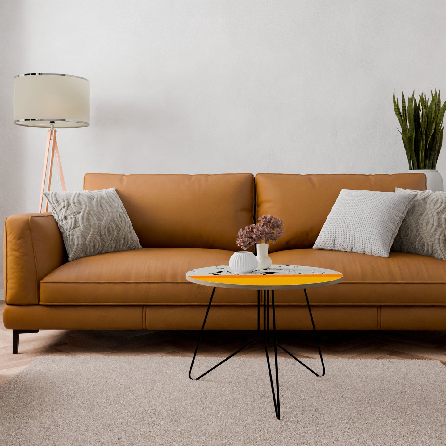 DYED BY ORANGE Large Coffee Table