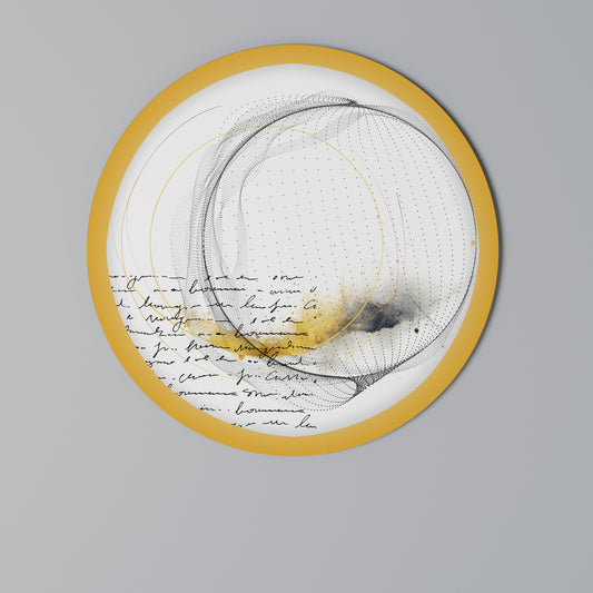 VORTEX OF CREATIVITY Round Wall Art