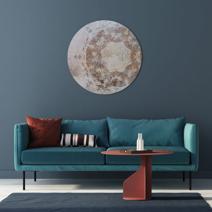 EARTHY ELEGANCE Round Wall Art